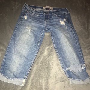 hollister jean capris